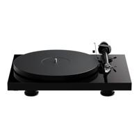 Pro-Ject Debuut EVO 2, volgende generatie audiofiele draaitafel met koolstofvezel toonarm, elektronische snelheidsselectie en voorgemonteerde Pick it MM EVO-cartridge, Made in Europe (zwarte glans)