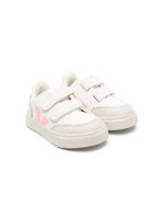 VEJA Kids baskets V-12 en cuir - Blanc