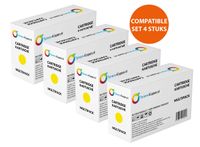 huismerk 4X Toner voor HP 412X CF412X geel M452 M477 - thumbnail