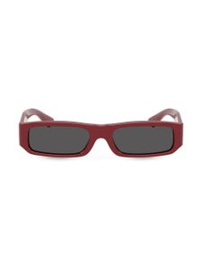 Dolce & Gabbana Kids lunettes de soleil Mini Me à monture rectangulaire - Rouge