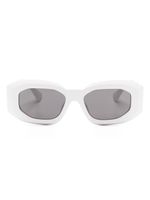 Versace Eyewear lunettes de soleil Maxi Medusa Biggie - Blanc