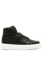 Doucal's baskets montantes en cuir - Noir