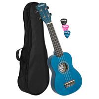 Soprano Ukulele Linden Blue (incl. Bag unpadded, 3 Picks)