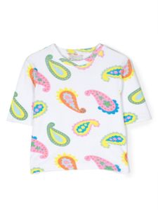 Stella McCartney Kids t-shirt à imprimé abstrait - Blanc