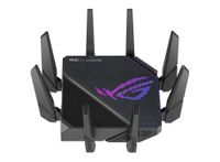 ASUS ROG Rapture GT-AX11000 Pro draadloze router Gigabit Ethernet Tri-band (2.4 GHz / 5 GHz / 5 GHz) Zwart - thumbnail