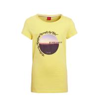 s.Oliver T-shirt met printopdruk lichtgeel