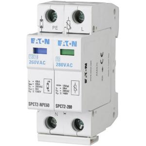 Eaton 167621 SPCT2-335-1+NPE Overspanningsveilige afleider Overspanningsbeveiliging voor: Verdeelkast 20 kA 1 stuk(s)