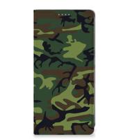 Samsung Galaxy S24 Plus Hoesje met Magneet Army Dark