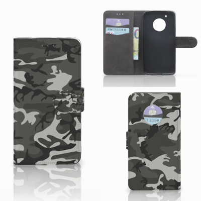 Motorola Moto G5 Plus Telefoon Hoesje Army Light