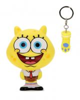 Kidrobot sleutelhanger Spongebob 10,2 cm vinyl geel