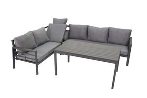 SenS-Line: Brandon aluminium Loungeset - Antraciet