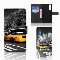 Huawei P30 Flip Cover New York Taxi