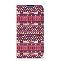 iPhone 14 Pro Max Hoesje met Magneet Aztec Paars