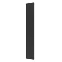 Plieger Designradiator Cavallino Retto Dubbel 905 Watt Middenaansluiting 200x29,8 cm Black Graphite - thumbnail