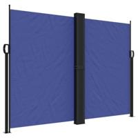 vidaXL Windscherm uittrekbaar 180x1000 cm blauw, windscherm, balkon scherm, balkondoek, balkonscherm, windscherm balkon, scherm balkon