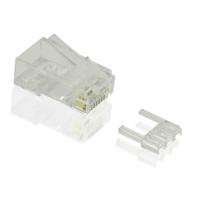 Value 21.99.3064 VALUE Modular Plug niet afgeschermd, cat. 6/6A, 100 stuks 21.99.3064 Stekker, recht Transparant 100 stuk(s) - thumbnail