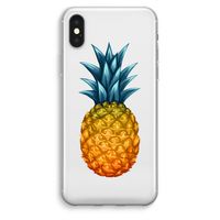 Grote ananas: iPhone XS Max Transparant Hoesje