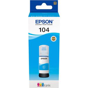 Epson C13T00P240 104 EcoTank Navulinkt Origineel Epson Cyaan 65 ml