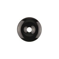 Donut Obsidiaan Zwart (30 mm) - thumbnail