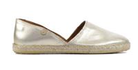 Verbenas Dames Espadrilles in Leder (Goud)