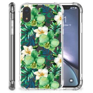 Apple iPhone Xr Case Orchidee Groen