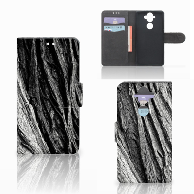 Book Style Case Nokia 8 Sirocco | Nokia 9 Boomschors Grijs