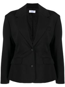 Off-White blazer en laine à design stretch - Noir