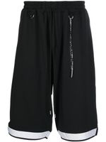 Mastermind Japan short de sport à logo en jacquard - Noir