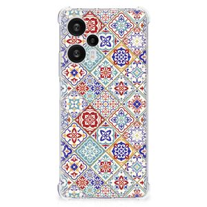 Xiaomi Poco F5 Anti-Shock Hoesje Tiles Color