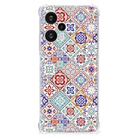 Xiaomi Poco F5 Anti-Shock Hoesje Tiles Color - thumbnail