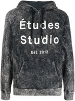 Etudes hoodie Klein à logo imprimé - Noir