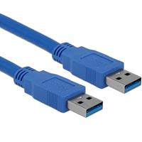 Delock Kabel USB 3.0 Type-A male > USB 3.0 Type-A stekker 1 m blauw