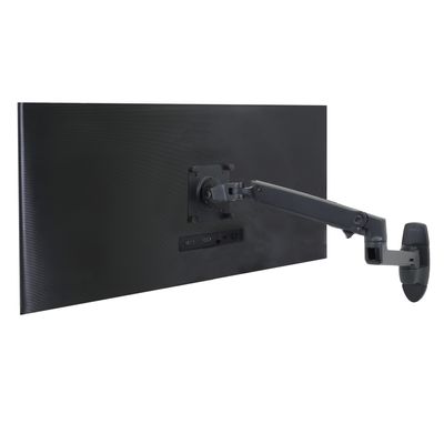 Ergotron LX Arm Wall Mount Monitor-wandbeugel 1-voudig 38,1 cm (15) - 86,4 cm (34) Zwart In hoogte verstelbaar, Kantelbaar, Zwenkbaar, Roteerbaar