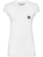 Philipp Plein t-shirt en coton à patch logo - Blanc - thumbnail