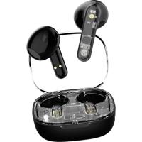 STREETZ T150 In Ear headset Bluetooth Stereo Zwart, Transparant Headset, Oplaadbox, Volumeregeling, Touchbesturing - thumbnail