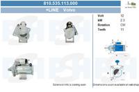 Startmotor / Starter BV PSH, Spanning (Volt)12V, u.a. für Ford, Volvo