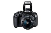 Canon 2728C003 EOS 2000D Spiegelreflexcamera, met lens EF-S 18-55 F3.5-5.6 IS II (24,1 MP, DIGIC 4+, 7,5 cm (3.0 inch) lcd-scherm, full-hd, wifi, APS-C CMOS-sensor), zwart