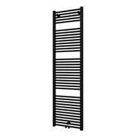 Designradiator Plieger Palmyra 868 Watt Midden- of Zijaansluiting 177,5x50 cm Mat Zwart