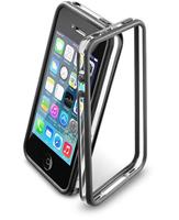 Cellular Line BUMPERIPHONE4BK beschermframe en beschermfolie voor Apple iPhone 4/4S zwart