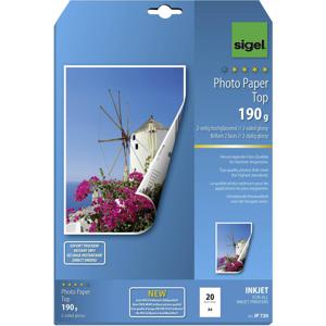 Sigel fotopapier Top, 2-zijdig IP720 DIN A4 20 vellen