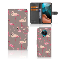 Xiaomi Poco F2 Pro Telefoonhoesje met Pasjes Flamingo