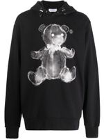 Philipp Plein hoodie à imprimé ourson - Noir