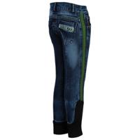 Rijbroek Harry's Horse Stout! Knie Grip Kids, 116 in denim
