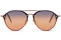 CWI zonnebril piloot volledig omrand cat. 3 goud/goud