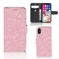 Apple iPhone X | Xs Hoesje White Flowers