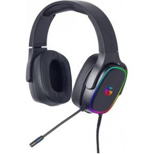 Gembird GHS-SANPO-S300 hoofdtelefoon/headset Bedraad Hoofdband Gamen USB Type-A Zwart