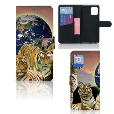 OPPO Find X3 Pro Telefoonhoesje met Pasjes Roofdieren
