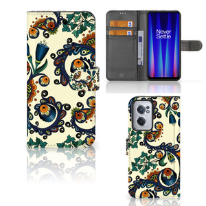 Wallet Case OnePlus Nord CE 2 Barok Flower