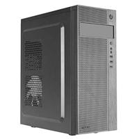 Tacens 2FERROX, ATX Semi-Tower PC Case, 12cm Zijventilator, Front Grille, Staal, Zwart