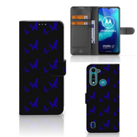 Motorola G8 Power Lite Telefoon Hoesje Vlinder Patroon